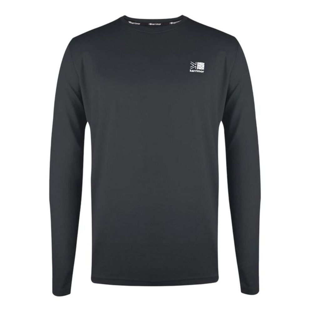 Karrimor Mens Reflective Detail Long-Sleeved T-Shirt / Charcoal